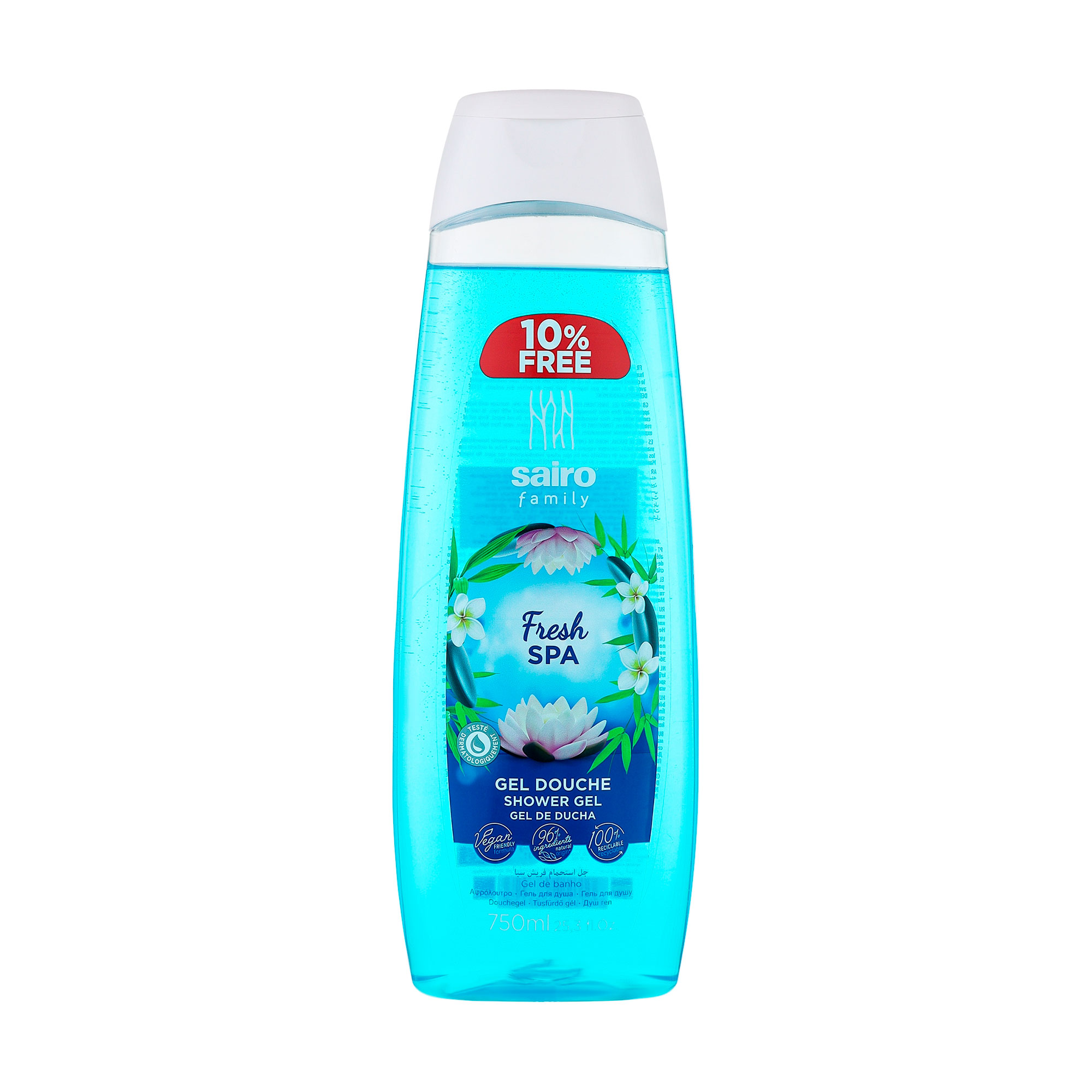 Гель для душу Sairo Fresh SPA, 750 мл